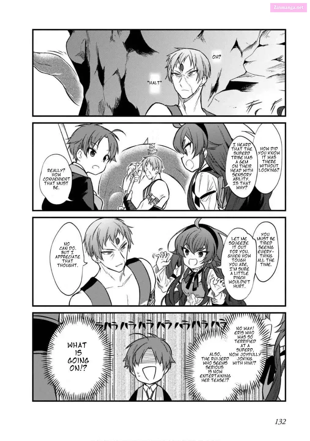 Mushoku Tensei ~4-koma ni Natte mo Honki Dasu~ Chapter 15 page 4 - Mangabat