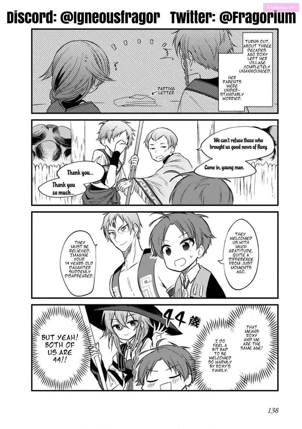 Mushoku Tensei ~4-koma ni Natte mo Honki Dasu~ Chapter 15 page 10 - Mangabat