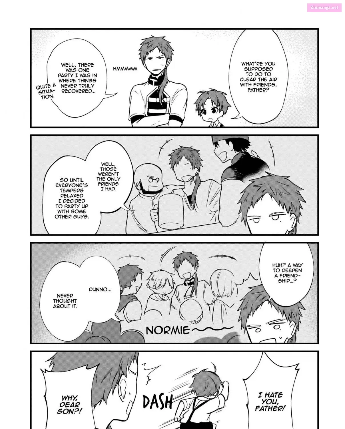 Mushoku Tensei ~4-koma ni Natte mo Honki Dasu~ Chapter 4 page 17 - Mangabat