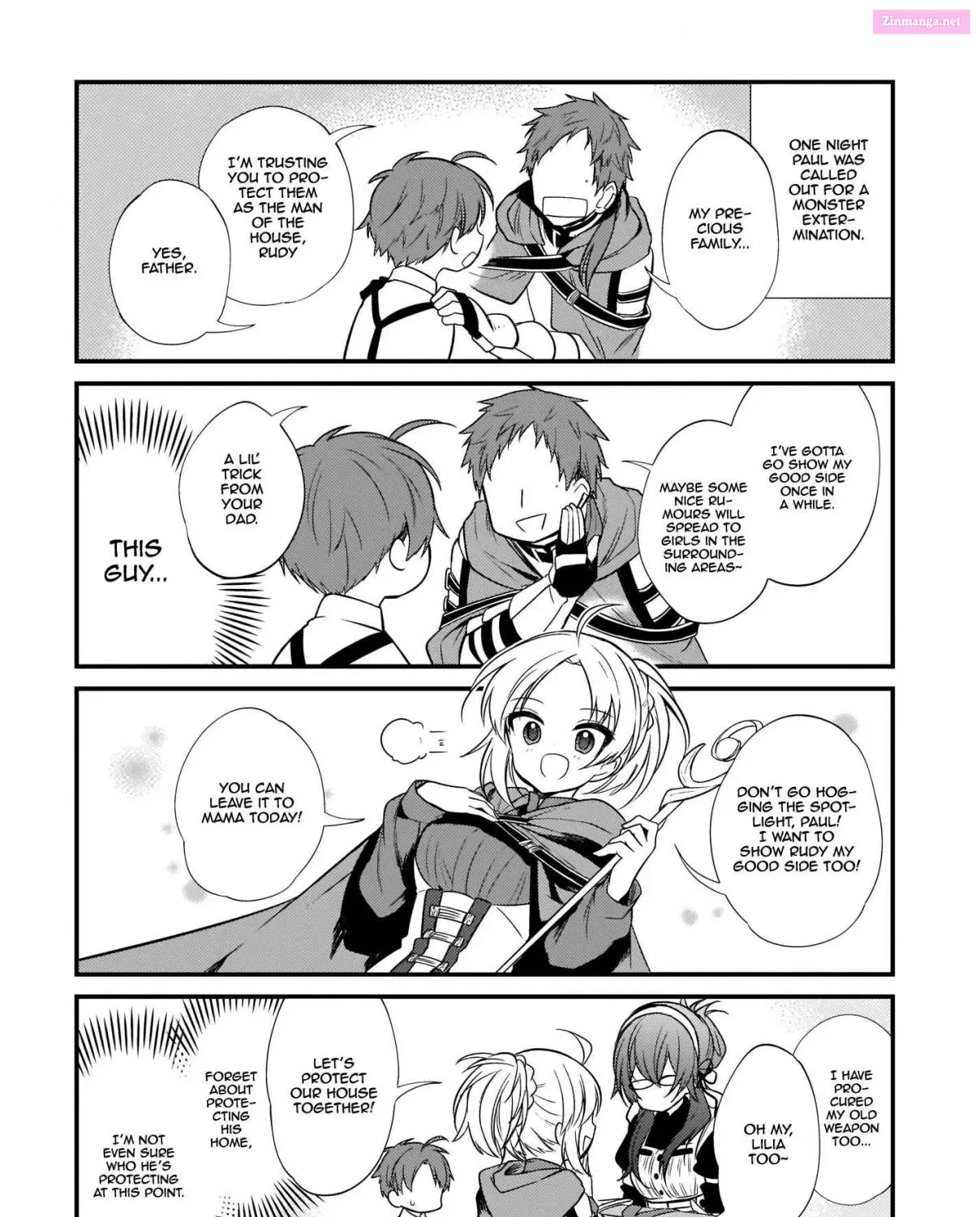 Mushoku Tensei ~4-koma ni Natte mo Honki Dasu~ Chapter 4 page 27 - Mangabat