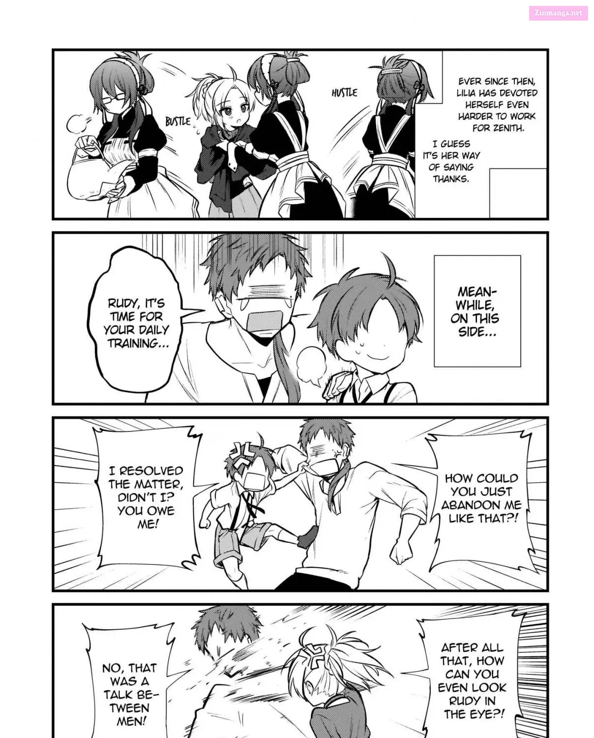 Mushoku Tensei ~4-koma ni Natte mo Honki Dasu~ Chapter 5 page 19 - Mangabat