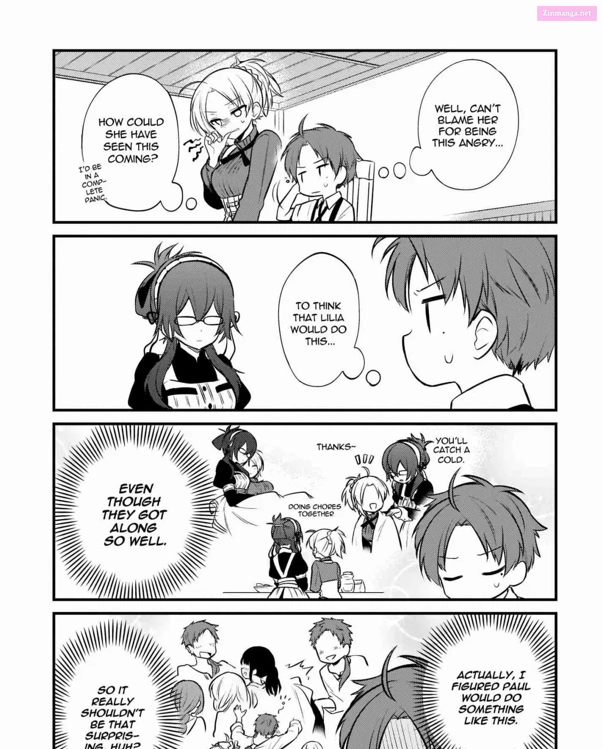 Mushoku Tensei ~4-koma ni Natte mo Honki Dasu~ Chapter 5 page 9 - Mangabat