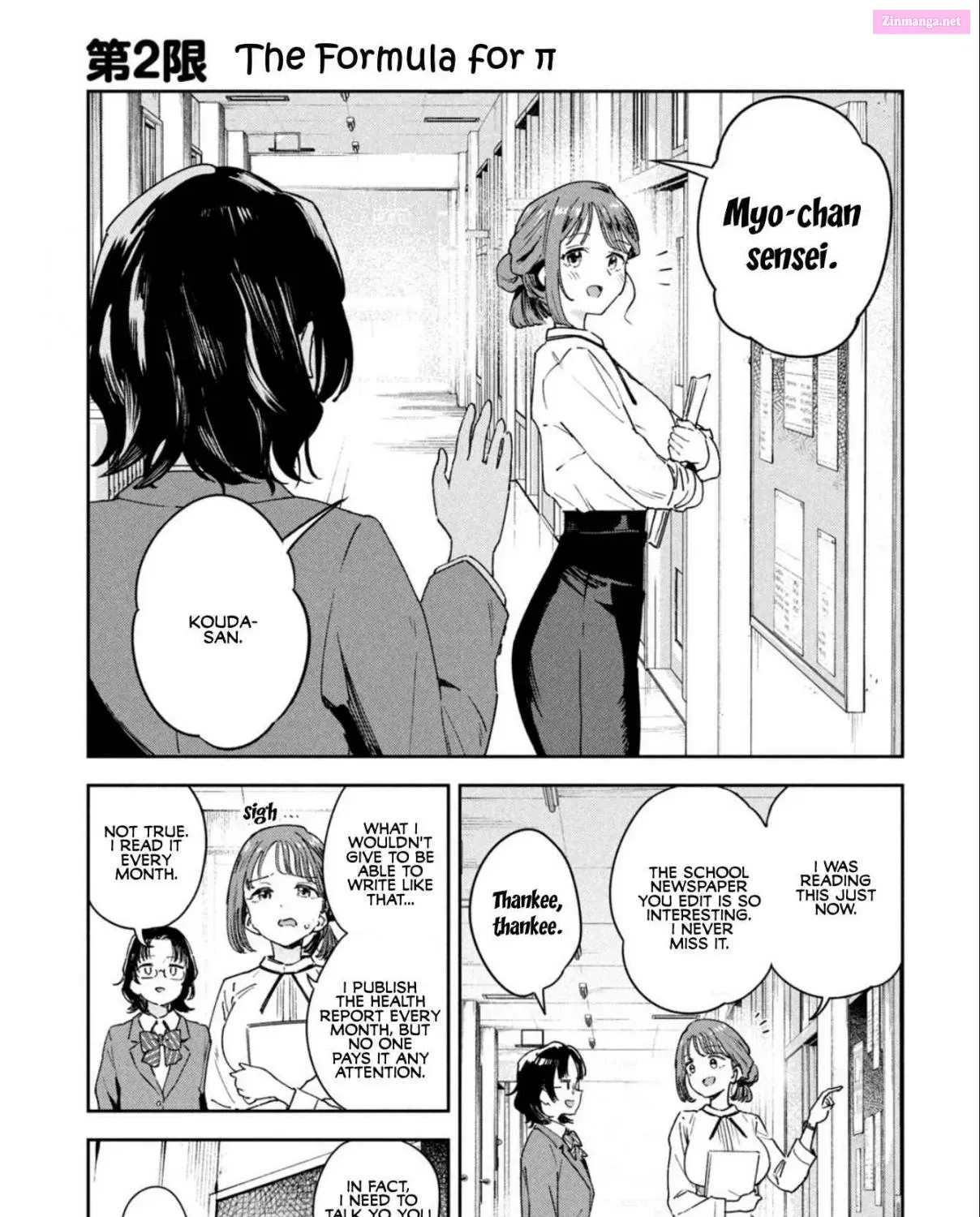 Myou-chan-sensei wa Kaku Katariki Chapter 2 page 1 - Mangabat