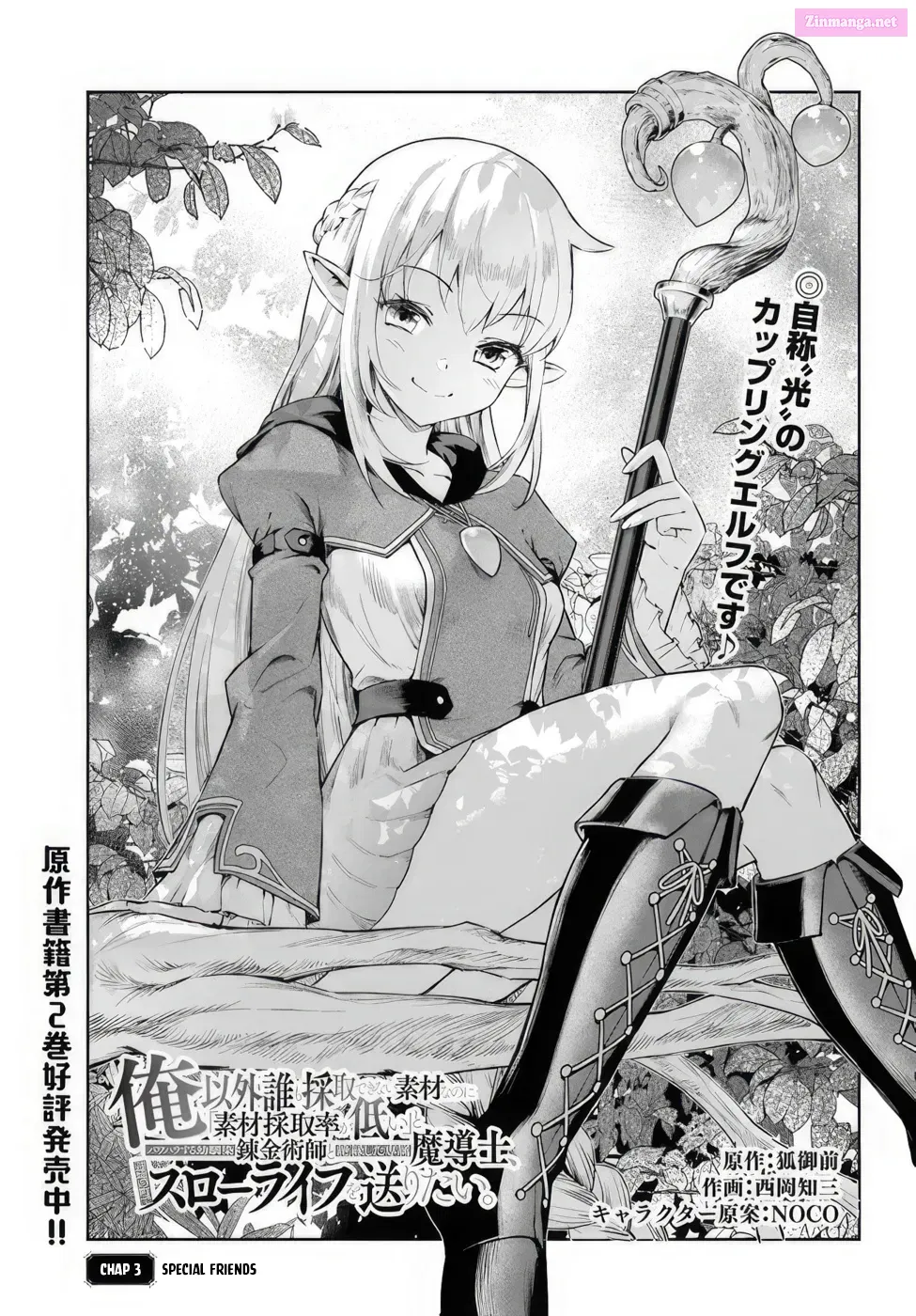 Ore Igai Dare mo Saishu Dekinai Sozai na no ni Sozai Saishuritsu ga Hikui to Pawahara suru Osananajimi Renkinjutsushi to Zetsuen shita Senzoku Madoushi, Henkyou no Machi de Slow Life wo Okuritai Chapter 1.2 page 1 - MangaNato