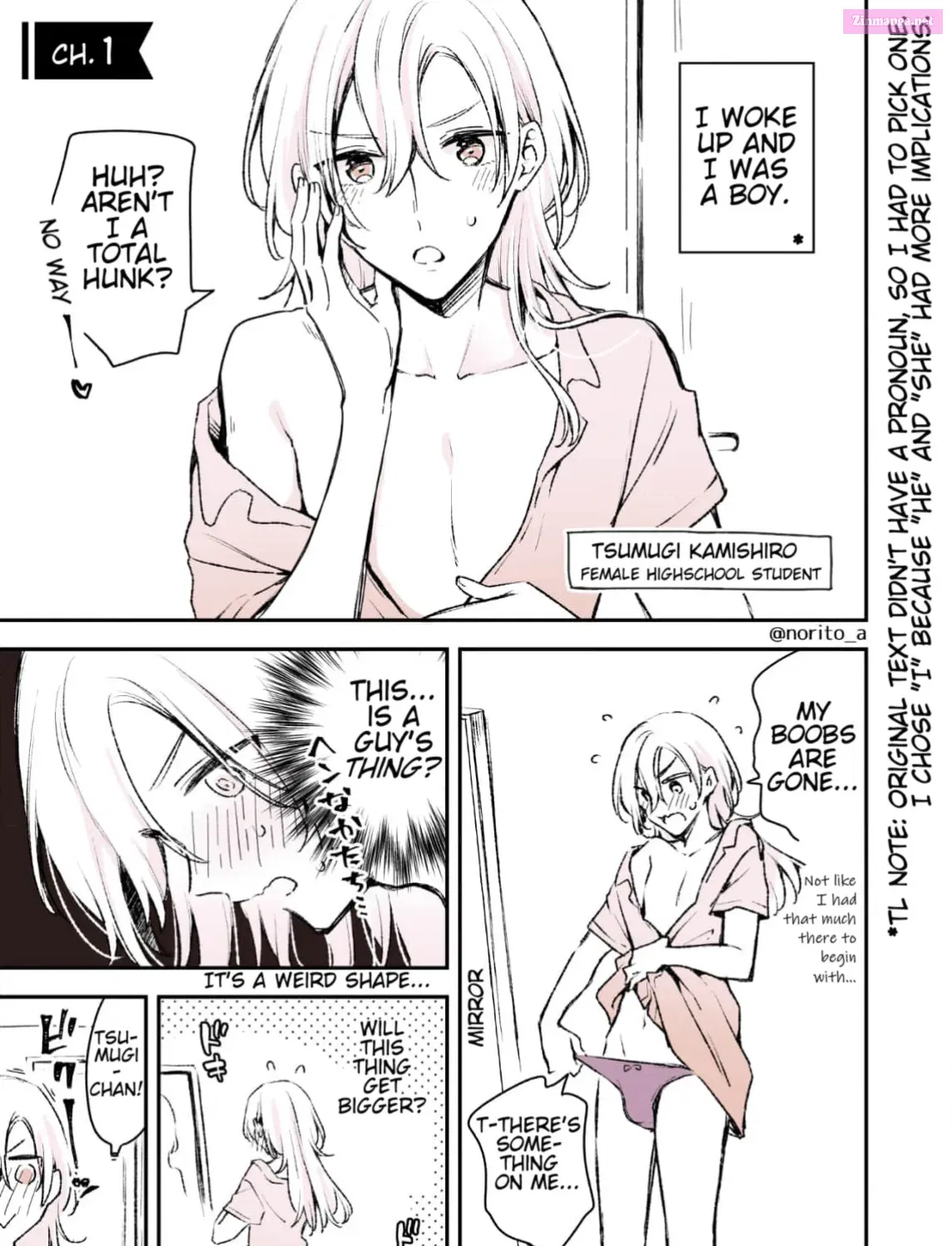 Otokonoko Ni Nacchatta Joshikōsei Chapter 1 page 9 - MangaNato