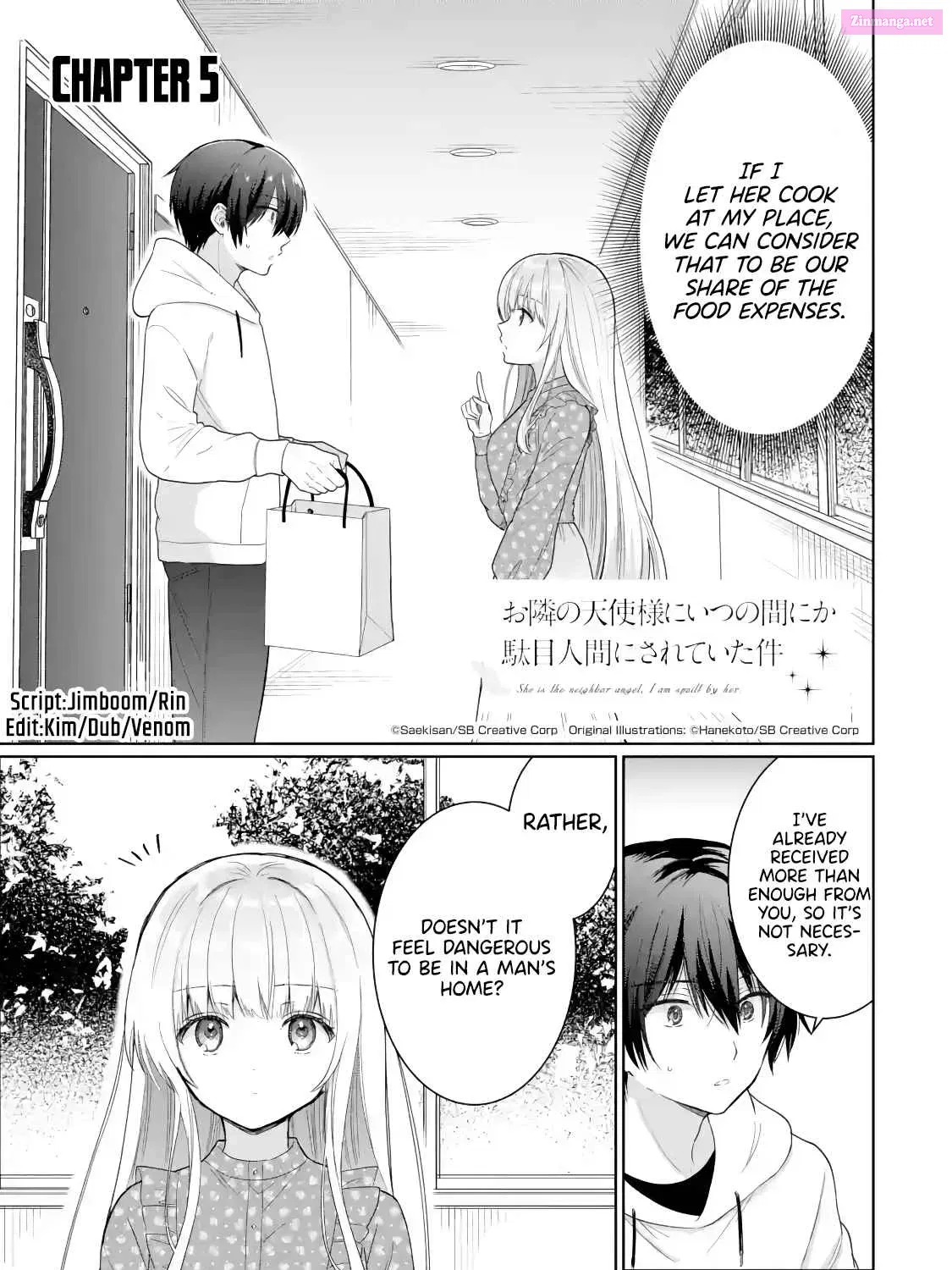 Otonari no Tenshi-sama ni Itsu no Ma ni ka Dame Ningen ni Sareteita Ken Chapter 5.1 page 2 - Mangabat