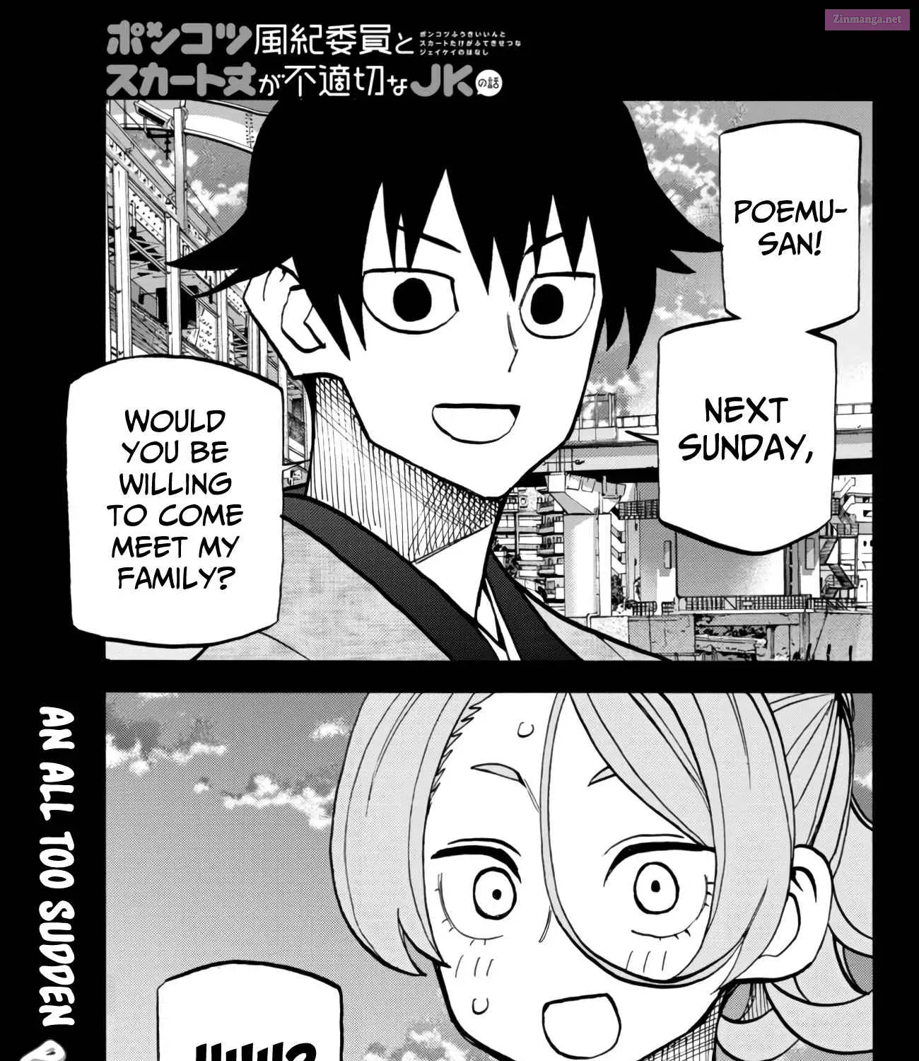 Ponkotsu Fuukiiin to Skaato take ga Futekisetsu na JK no Hanashi Chapter 40 page 1 - MangaKakalot