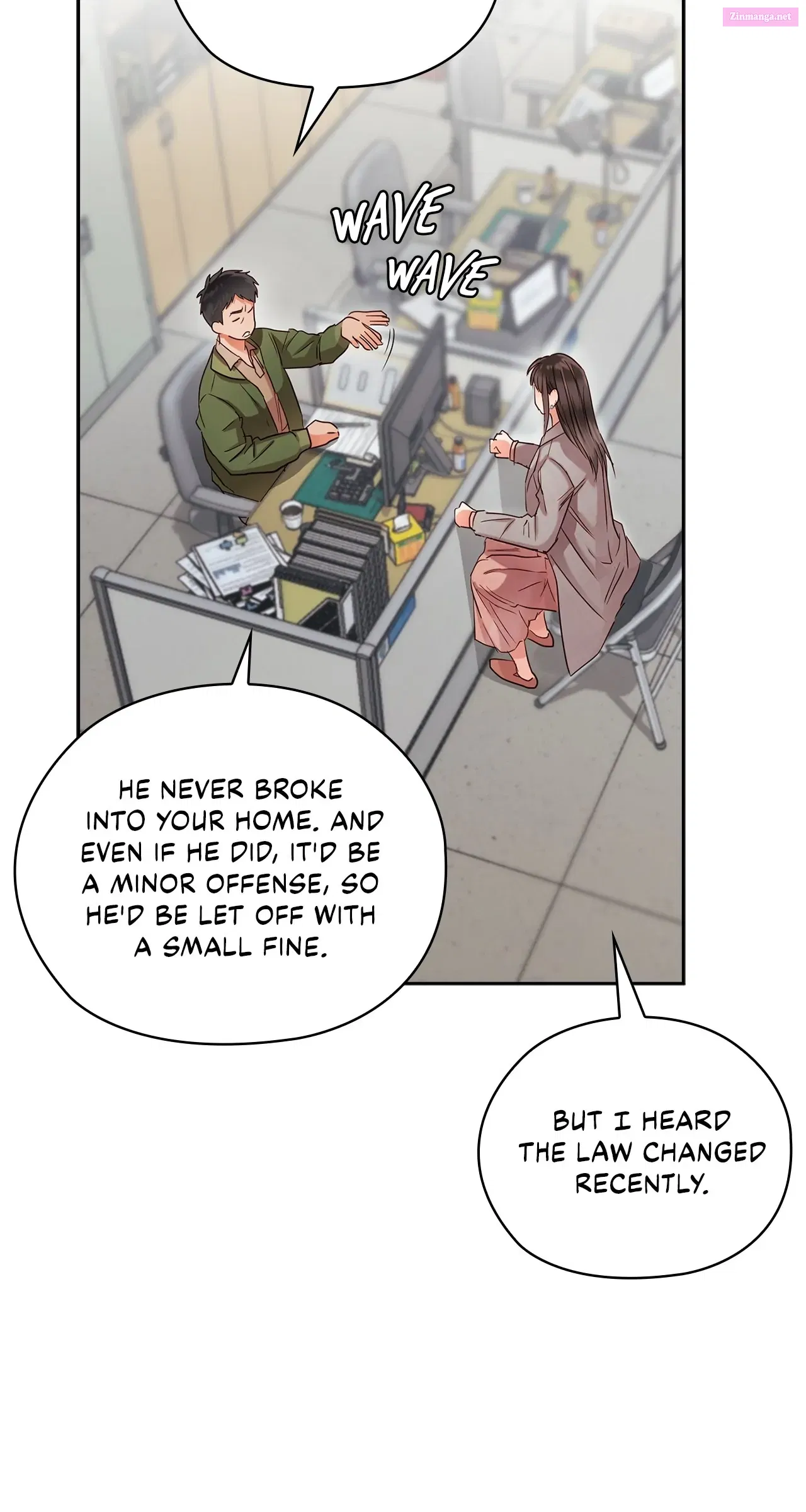 Quiet In The Office! Chapter 42 page 23 - Mangabat