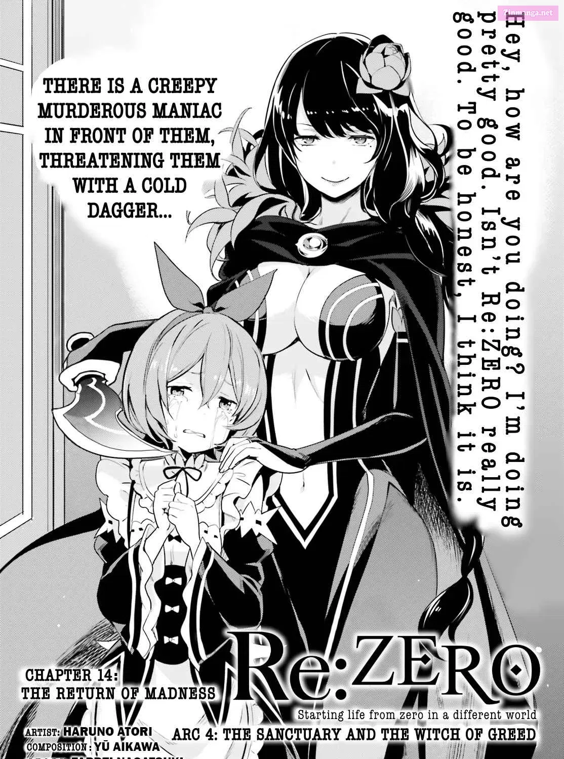 Re:Zero kara Hajimeru Isekai Seikatsu - Daiyonshou - Seiiki to Gouyoku no Majou Chapter 14.1 page 1 - MangaKakalot