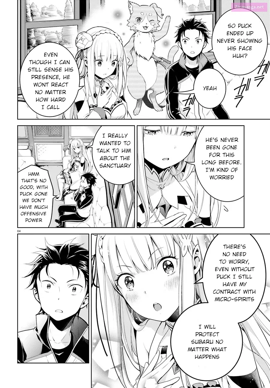 Re:Zero kara Hajimeru Isekai Seikatsu - Daiyonshou - Seiiki to Gouyoku no Majou Chapter 3 page 4 - MangaKakalot