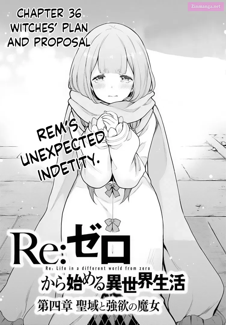 Re:Zero kara Hajimeru Isekai Seikatsu - Daiyonshou - Seiiki to Gouyoku no Majou Chapter 36 page 1 - MangaKakalot