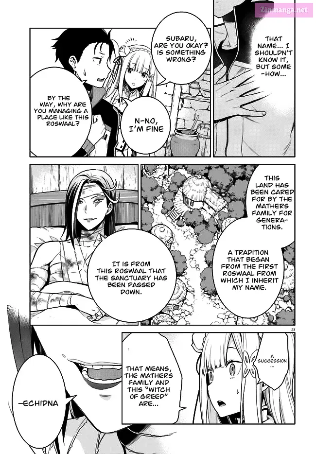 Re:Zero kara Hajimeru Isekai Seikatsu - Daiyonshou - Seiiki to Gouyoku no Majou Chapter 4 page 38 - MangaKakalot