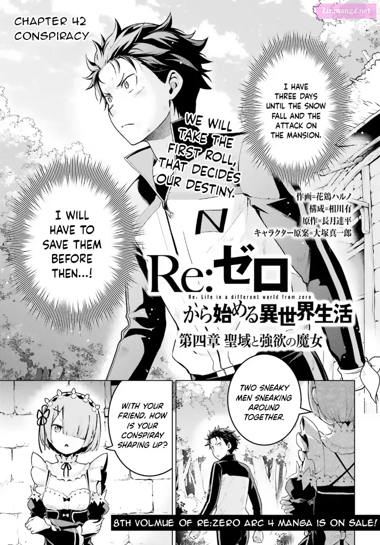 Re:Zero kara Hajimeru Isekai Seikatsu - Daiyonshou - Seiiki to Gouyoku no Majou Chapter 42 page 1 - MangaKakalot