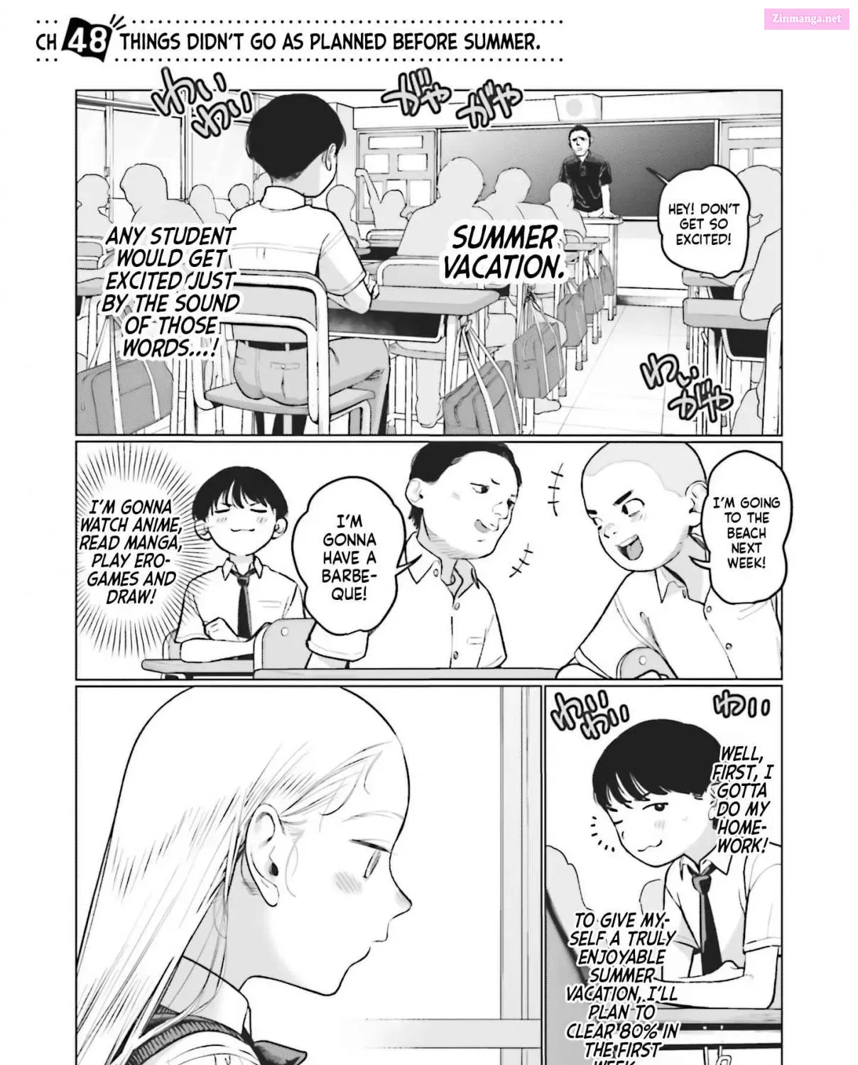 Sasha-chan to Classmate Otaku-kun Chapter 48 page 1 - MangaKakalot