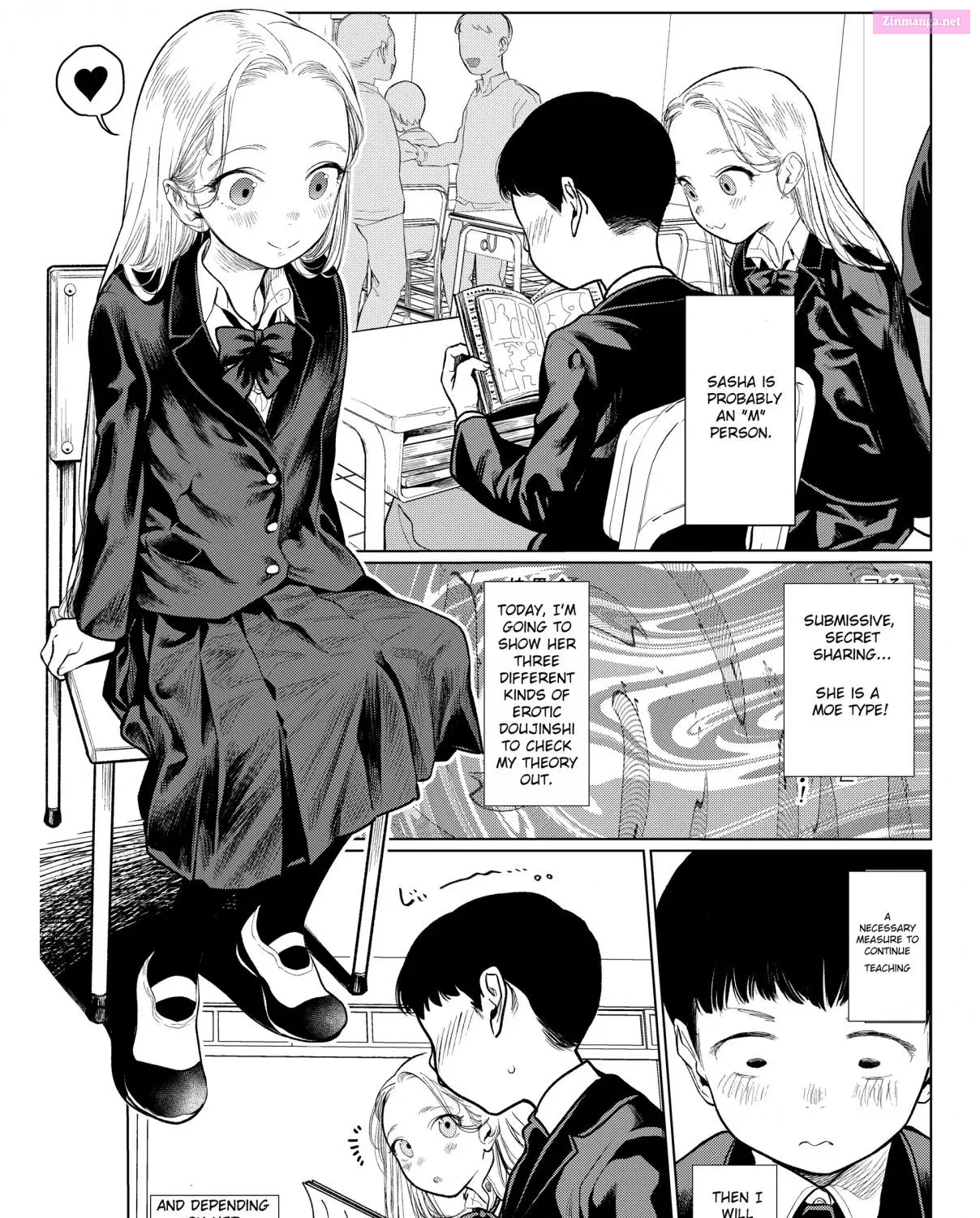 Sasha-chan to Classmate Otaku-kun Chapter 7.6 page 1 - MangaKakalot