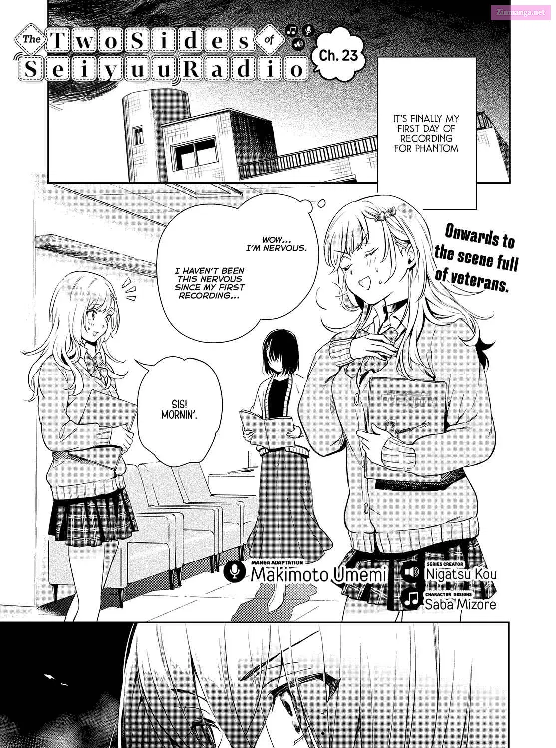 Seiyuu Radio no Ura Omote Chapter 23 page 1 - MangaKakalot