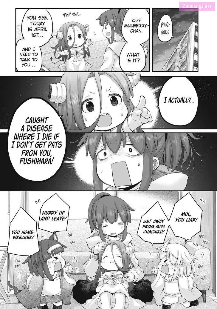 Shachiku-san wa Youjo Yuurei ni Iyasaretai Chapter 100 page 3 - MangaNato