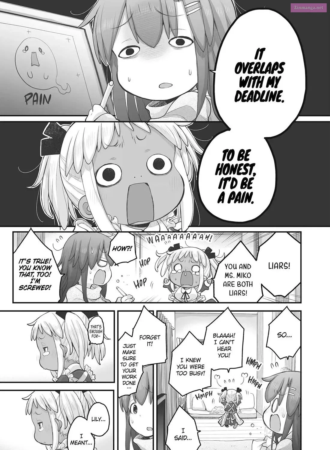 Shachiku-san wa Youjo Yuurei ni Iyasaretai Chapter 102 page 14 - MangaNato