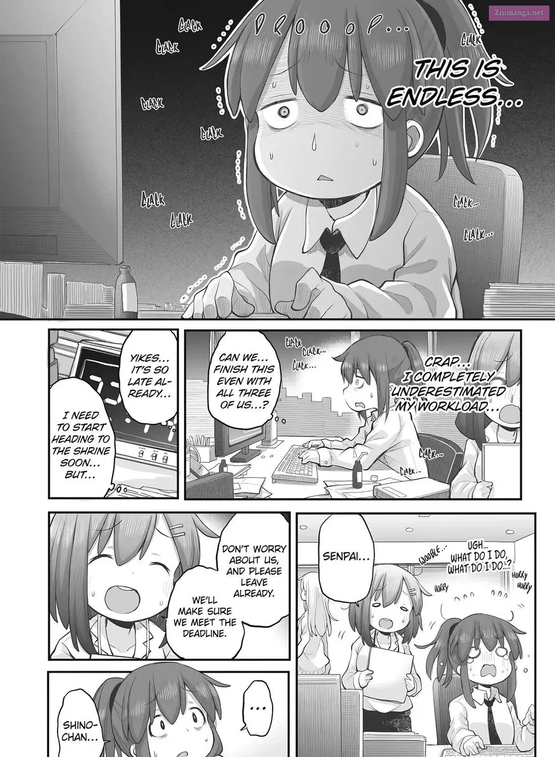 Shachiku-san wa Youjo Yuurei ni Iyasaretai Chapter 103 page 19 - MangaKakalot