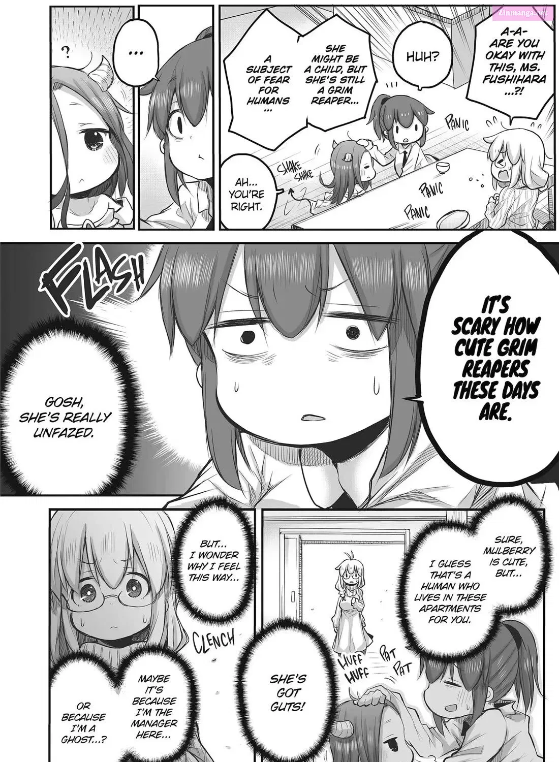 Shachiku-san wa Youjo Yuurei ni Iyasaretai Chapter 47 page 12 - Mangabat