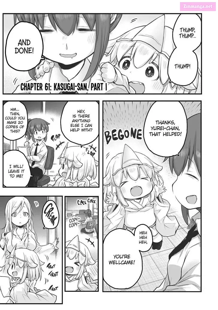 Shachiku-san wa Youjo Yuurei ni Iyasaretai Chapter 61 page 2 - Mangabat