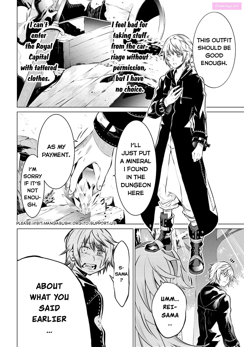 SSS Rank Dungeon de Knife Ippon Tewatasare Tsuihou Sareta Shiro Madoushi: Yggdrasil no Noroi ni yori Jakuten de aru Maryoku Fusoku wo Kokufuku-shi Sekai Saikyou e to Itaru Chapter 5.1 page 6 - MangaKakalot