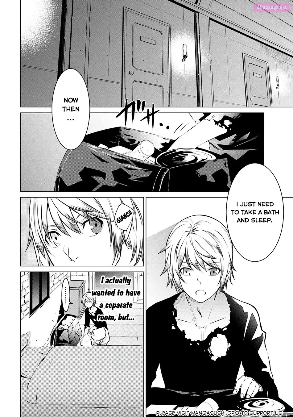 SSS Rank Dungeon de Knife Ippon Tewatasare Tsuihou Sareta Shiro Madoushi: Yggdrasil no Noroi ni yori Jakuten de aru Maryoku Fusoku wo Kokufuku-shi Sekai Saikyou e to Itaru Chapter 9.3 page 7 - MangaKakalot