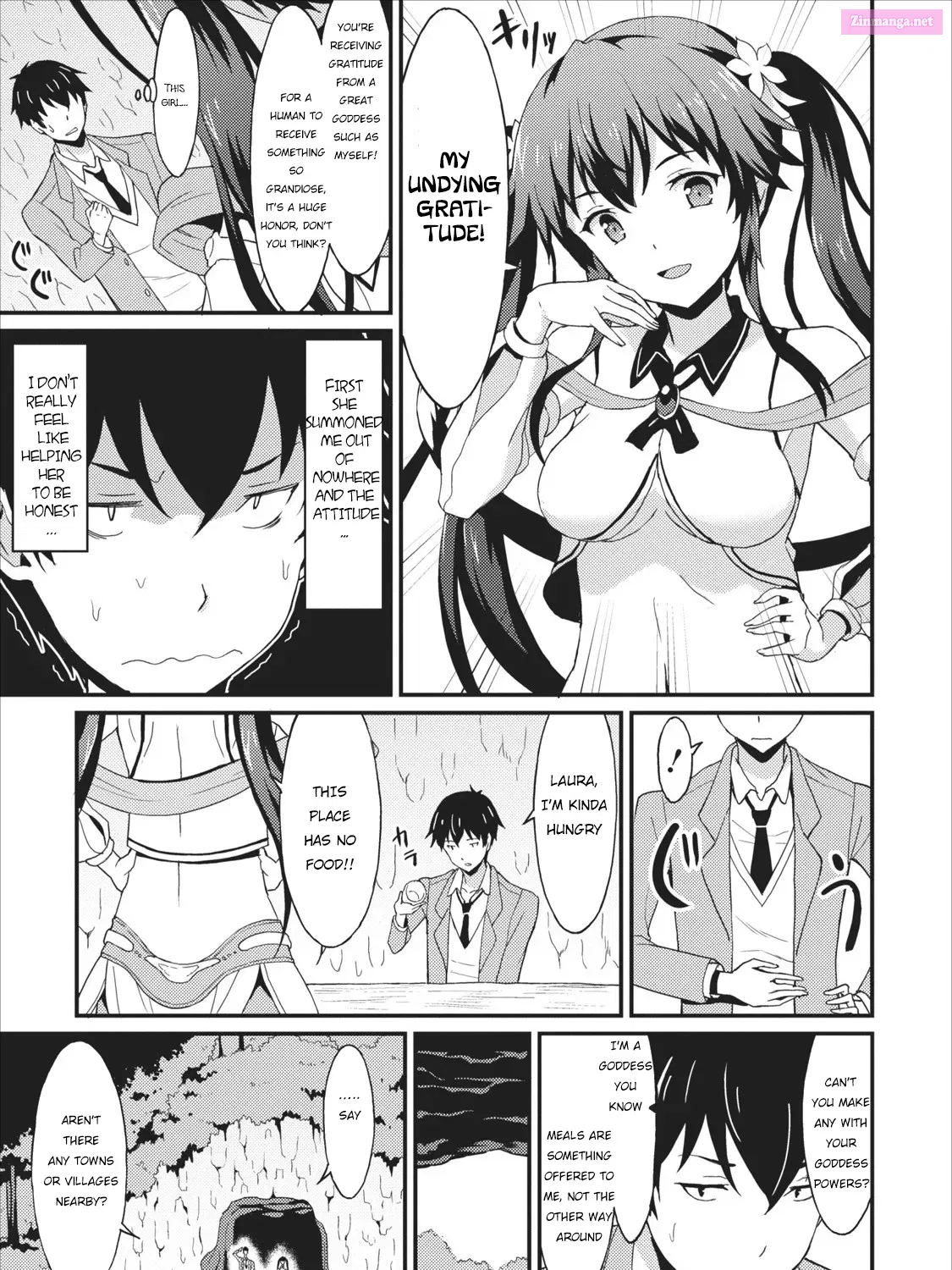 Taberu dake de Level-Up! Damegami to Issho ni Isekai Musou Chapter 1 page 21 - MangaKakalot