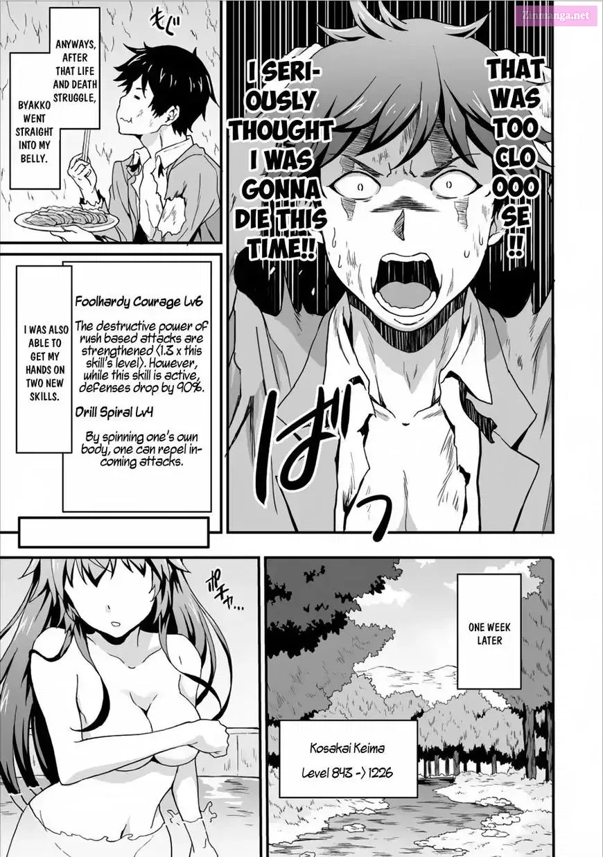 Taberu dake de Level-Up! Damegami to Issho ni Isekai Musou Chapter 3 page 16 - MangaKakalot