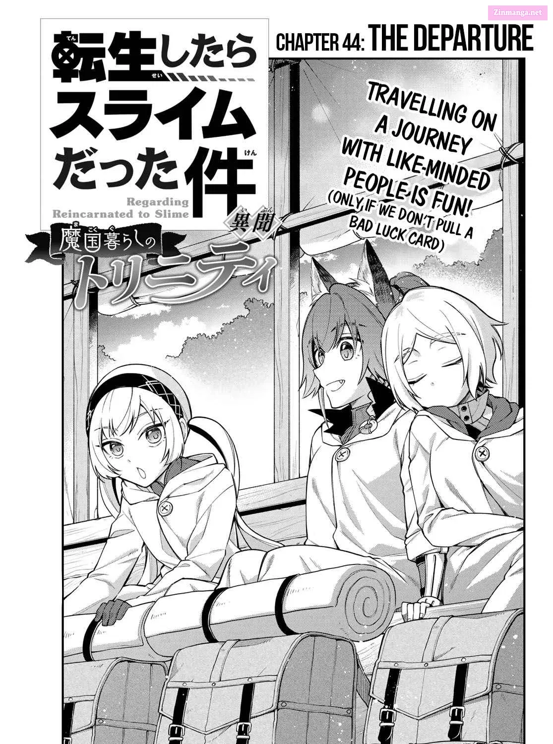 Tensei Shitara Slime Datta Ken: Ibun - Makoku Kurashi no Trinity Chapter 44 page 1 - Mangabat