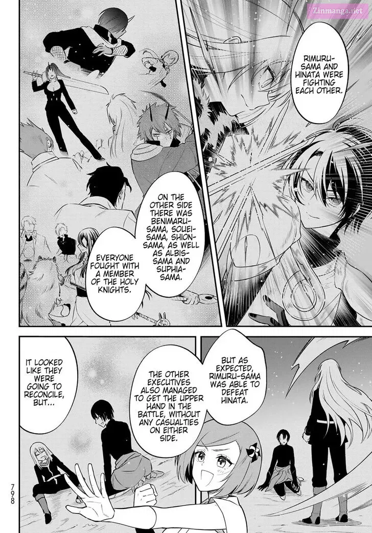 Tensei shitara Slime datta Ken Ibun: Makuni Kurashi no Trinity Chapter 62 page 8 - Mangabat