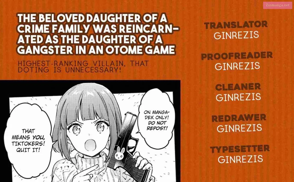 The Beloved Daughter of a Crime Family Was Reincarnated as the Daughter of a Gangster in an Otome Game. ~ Highest-Ranking Villain, That Doting is Unnecessary! ~ Chapter 23 page 41 - Mangabat