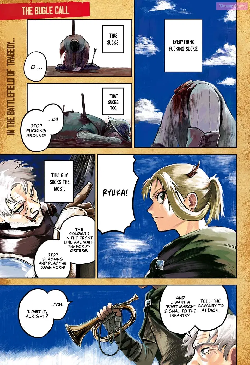 The Bugle Call: Song of War Chapter 1 page 2 - MangaKakalot