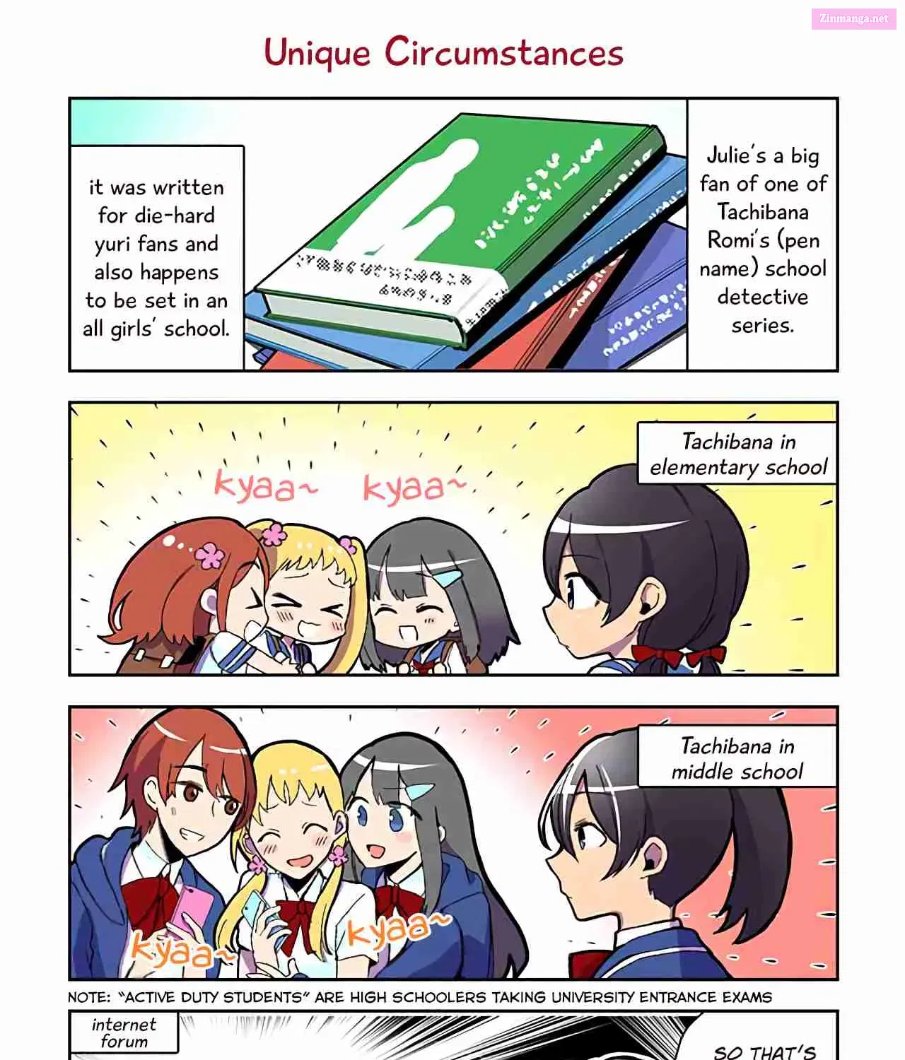 The Results of My Author/Classmate Discovering My Yuri Obsession Chapter 5 page 1 - MangaKakalot