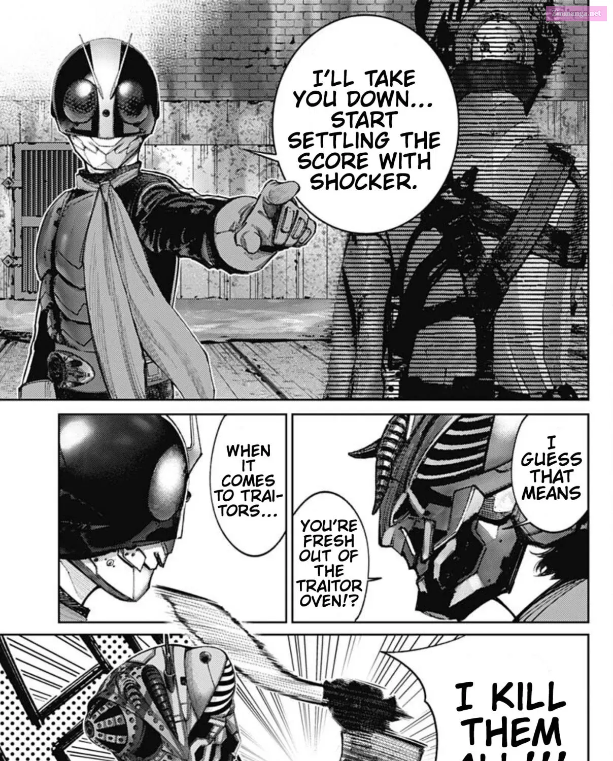 There is no true peace in this world -Shin Kamen Rider SHOCKER SIDE- Chapter 78 page 33 - MangaNelo