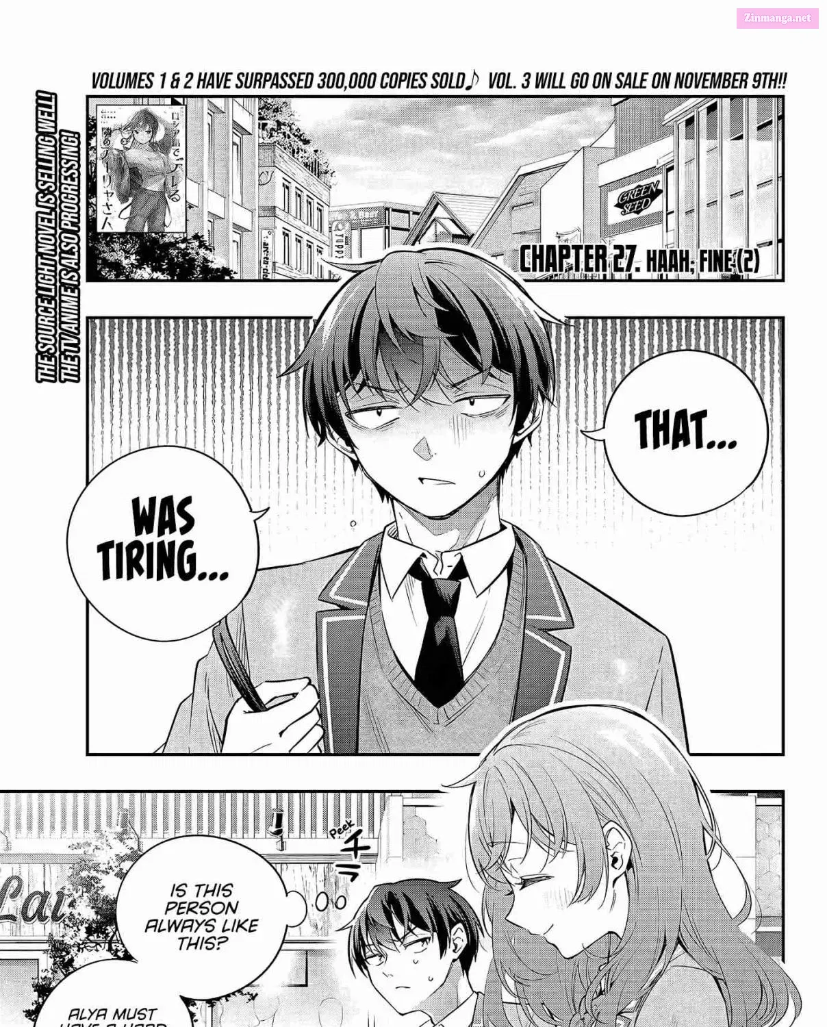 Tokidoki Bosotto Roshia-go de Dereru Tonari no Alya-san Chapter 27 page 2 - MangaKakalot