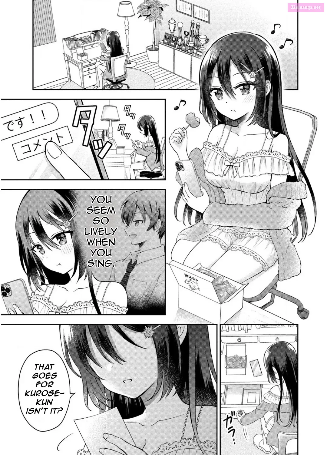 Tonari no Seki no Inkya Joshi ga Oshi Utai Datta ~Ore no Kyoku wo Uttatekure!~ Chapter 2 page 70 - MangaKakalot